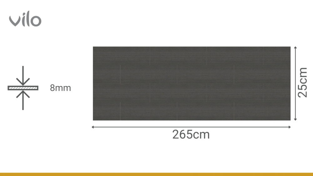 Lambriu PVC Vilo Motivo, Gri Antracit [3]