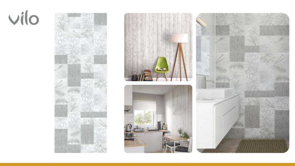 Lambriu PVC Vilo Motivo, Gri Twine [2]