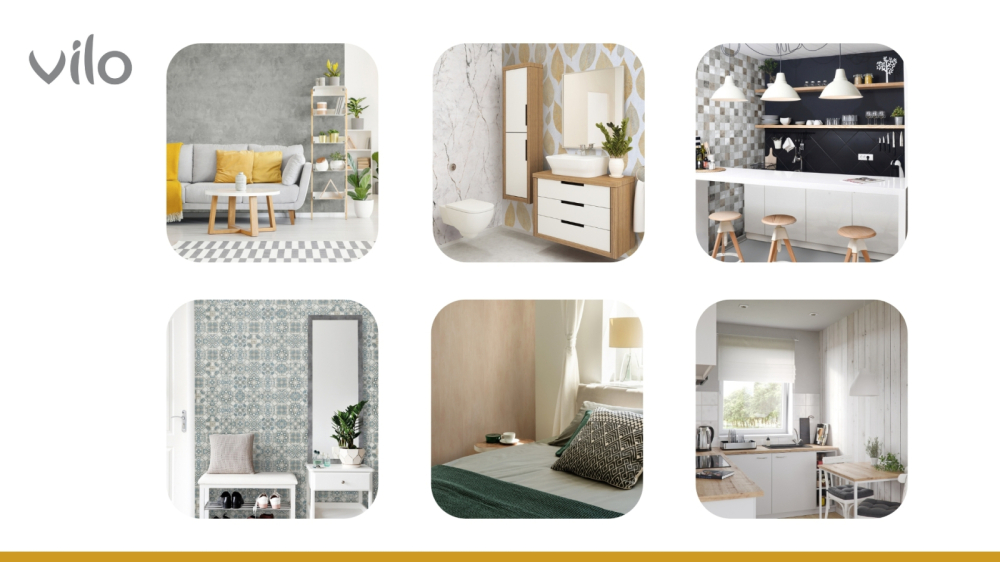 Lambriu PVC Vilo Motivo, Lemn Colorat [5]