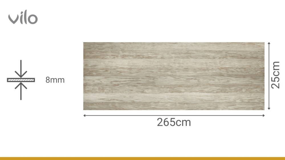 Lambriu PVC Vilo Motivo, Lemn Maro Antic [3]