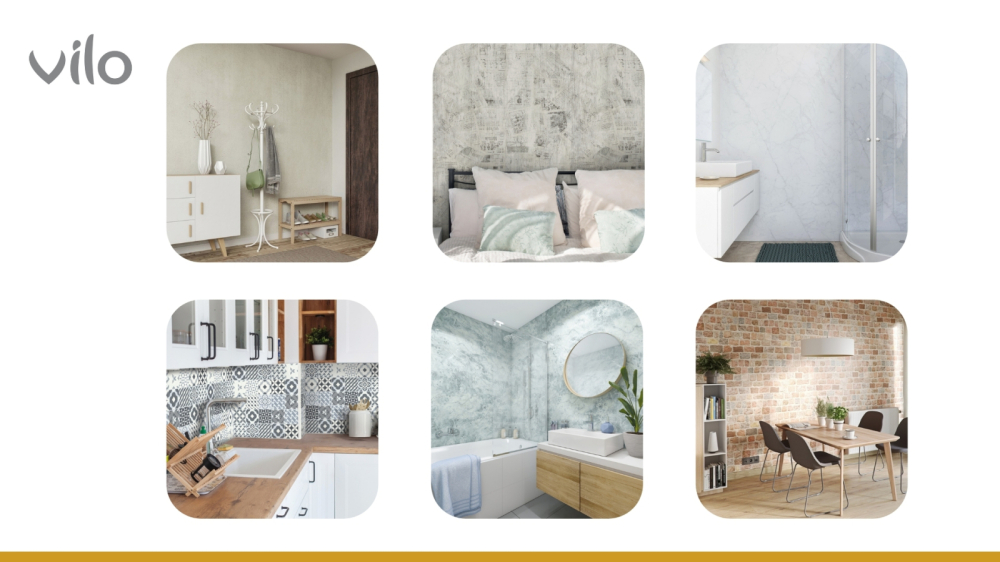 Lambriu PVC Vilo Motivo, Lemn Multicolor [10]
