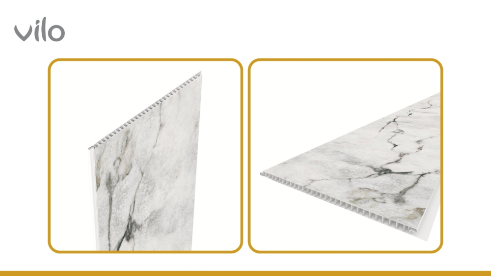 Lambriu PVC Vilo Motivo, Marmură Albă Carrara [7]