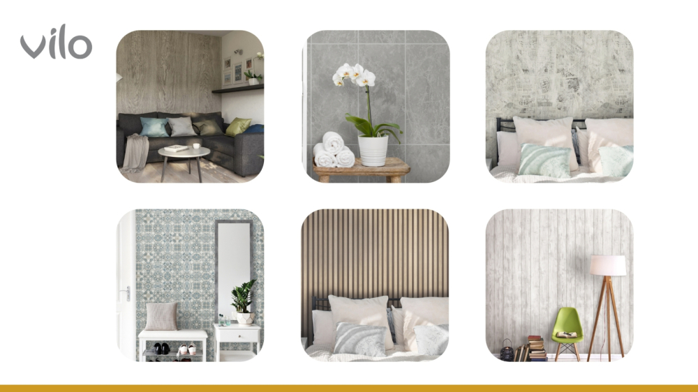 Lambriu PVC Vilo Motivo, Concrete Forest [6]