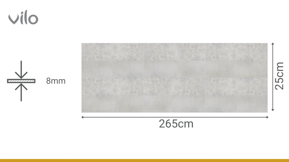 Lambriu PVC Vilo Motivo, Concrete Forest [3]