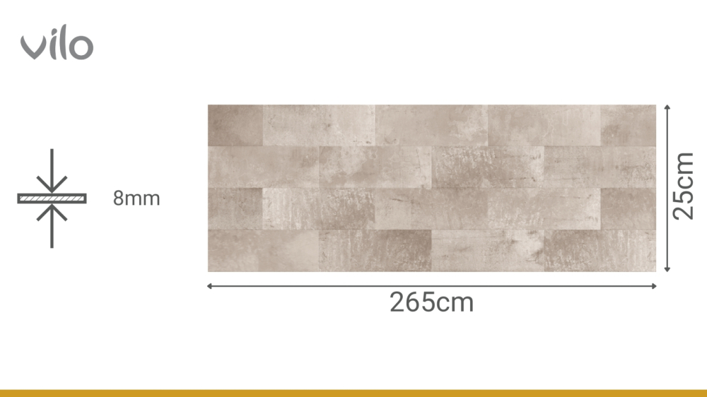 Lambriu PVC Vilo Motivo, Piatră Bej Pastel [4]