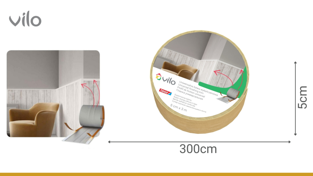 Profil Lambriu PVC, Vilo Motivo [4]