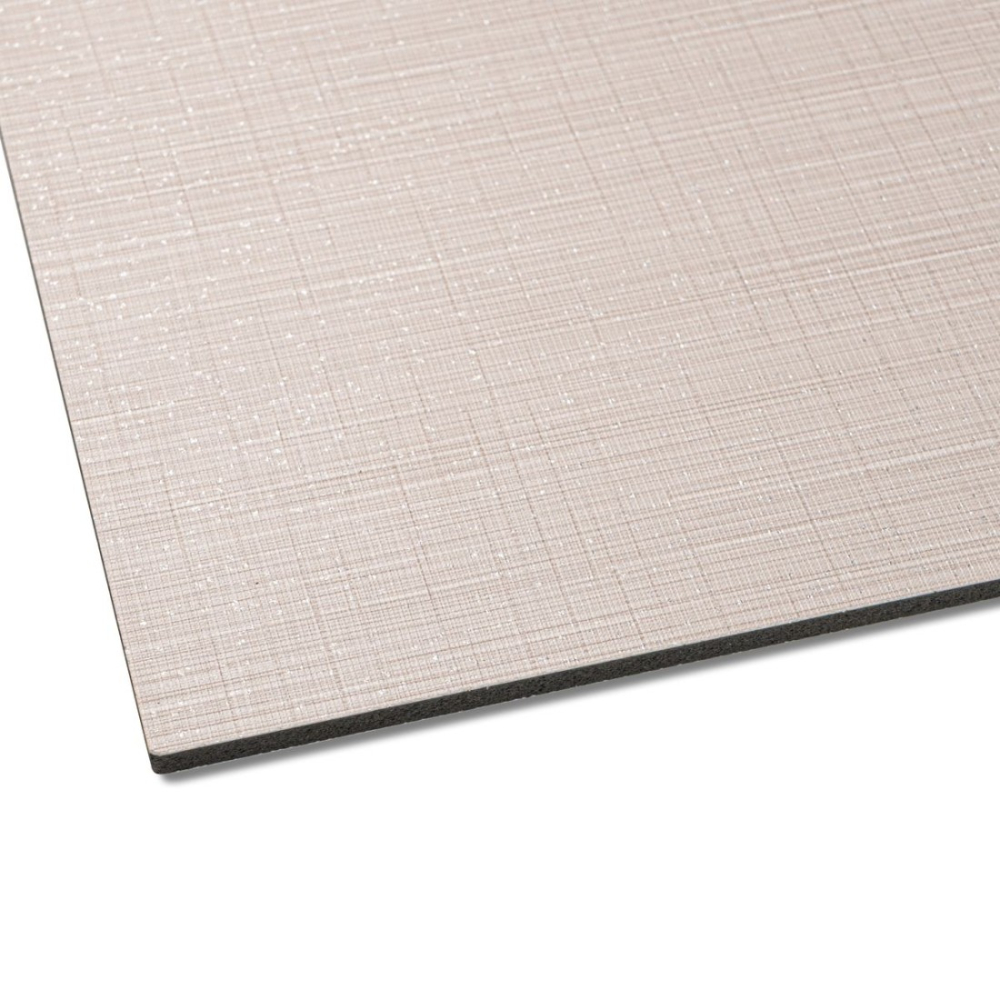 Pachet 3 plăci cristal carbon, D6629, 1220 x 890 x 5 mm, Crem, Mat cu sclipici [3]