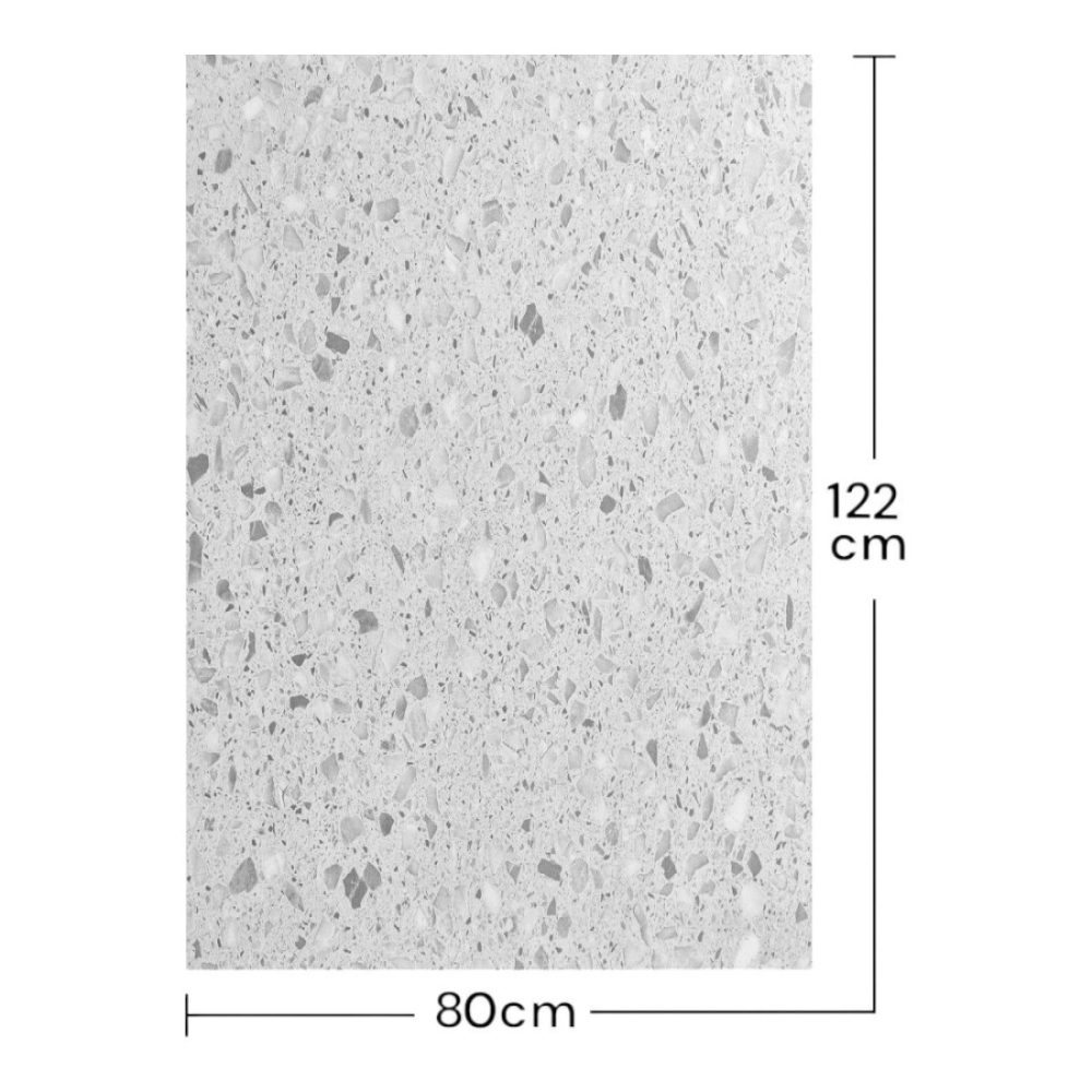 Pachet 3 plăci decorative din cărbune de bambus și PVC, D6501, 1220 x 800 x 5 mm, Gri Deschis [5]