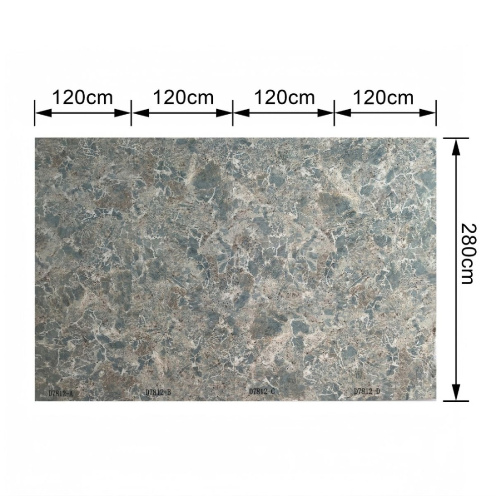 Pachet 4 plăci SPC decorativ pentru perete, D7812, finisaj Lucios, 2800 x 1200 x 8.6 mm [3]