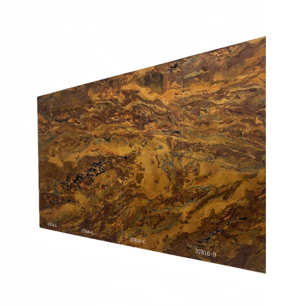 Pachet 4 plăci SPC decorativ pentru perete, D7816, finisaj Lucios, 2800 x 1200 x 8.6 mm [2]