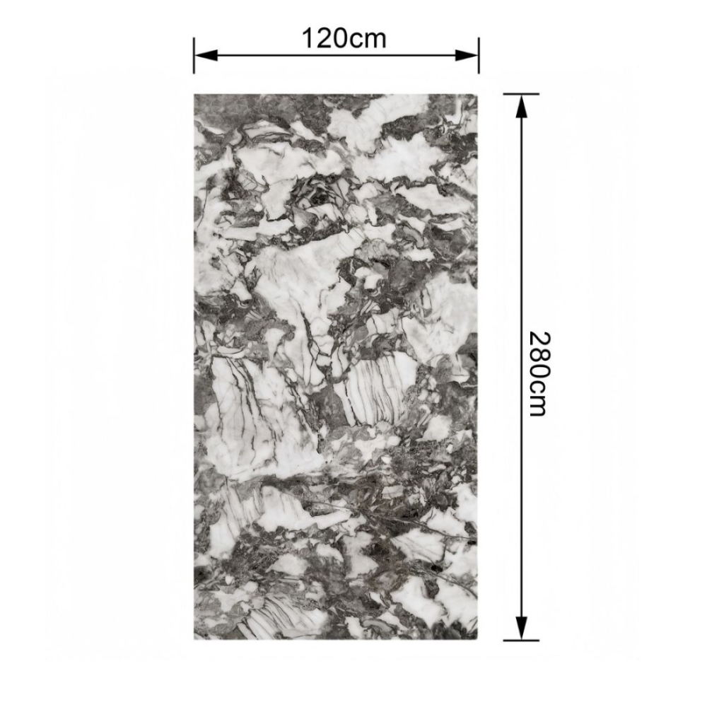 Pachet 4 plăci SPC decorativ pentru perete, D7860, finisaj Lucios, 2800 x 1200 x 8 mm [3]
