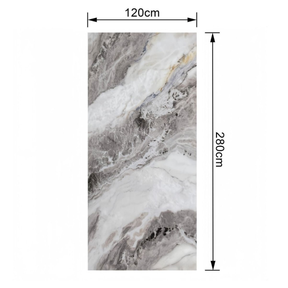 Pachet 4 plăci SPC decorativ pentru perete, D7867, finisaj Lucios, 2800 x 1200 x 8 mm [3]