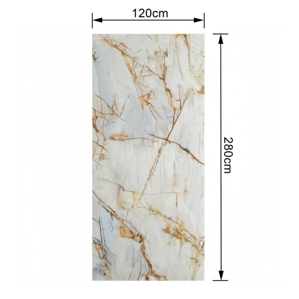 Pachet 4 plăci SPC decorativ pentru perete, D7869, finisaj Lucios, 2800 x 1200 x 8 mm [3]