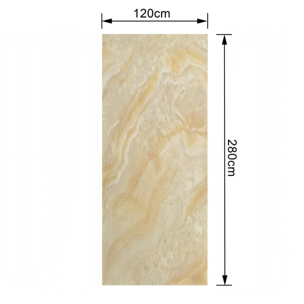 Pachet 4 plăci SPC decorativ pentru perete, D7872, finisaj Lucios, 2800 x 1200 x 8 mm [3]