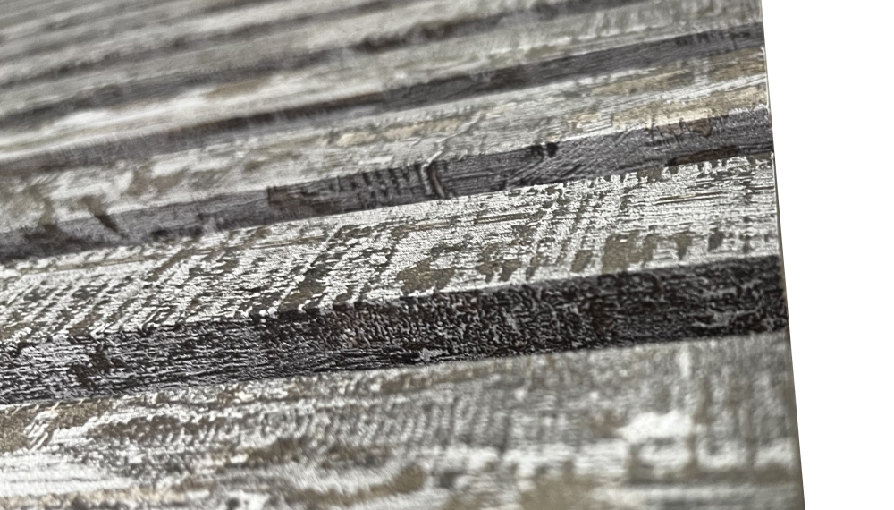 Panou acustic lamelar din MDF pe fetru, 2400 x 600 x 21 mm, Lemn antichizat [9]