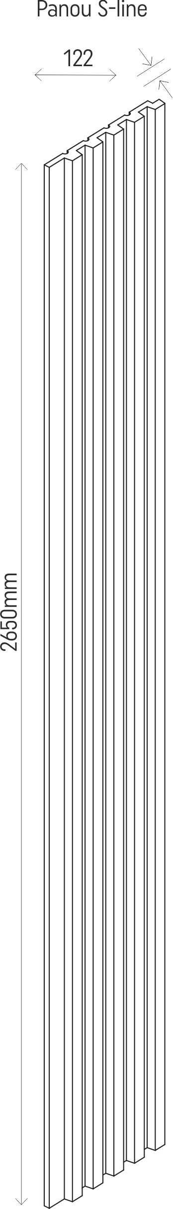 Panou Riflaj Decorativ Interior VOX LINERIO S-LINE [3]