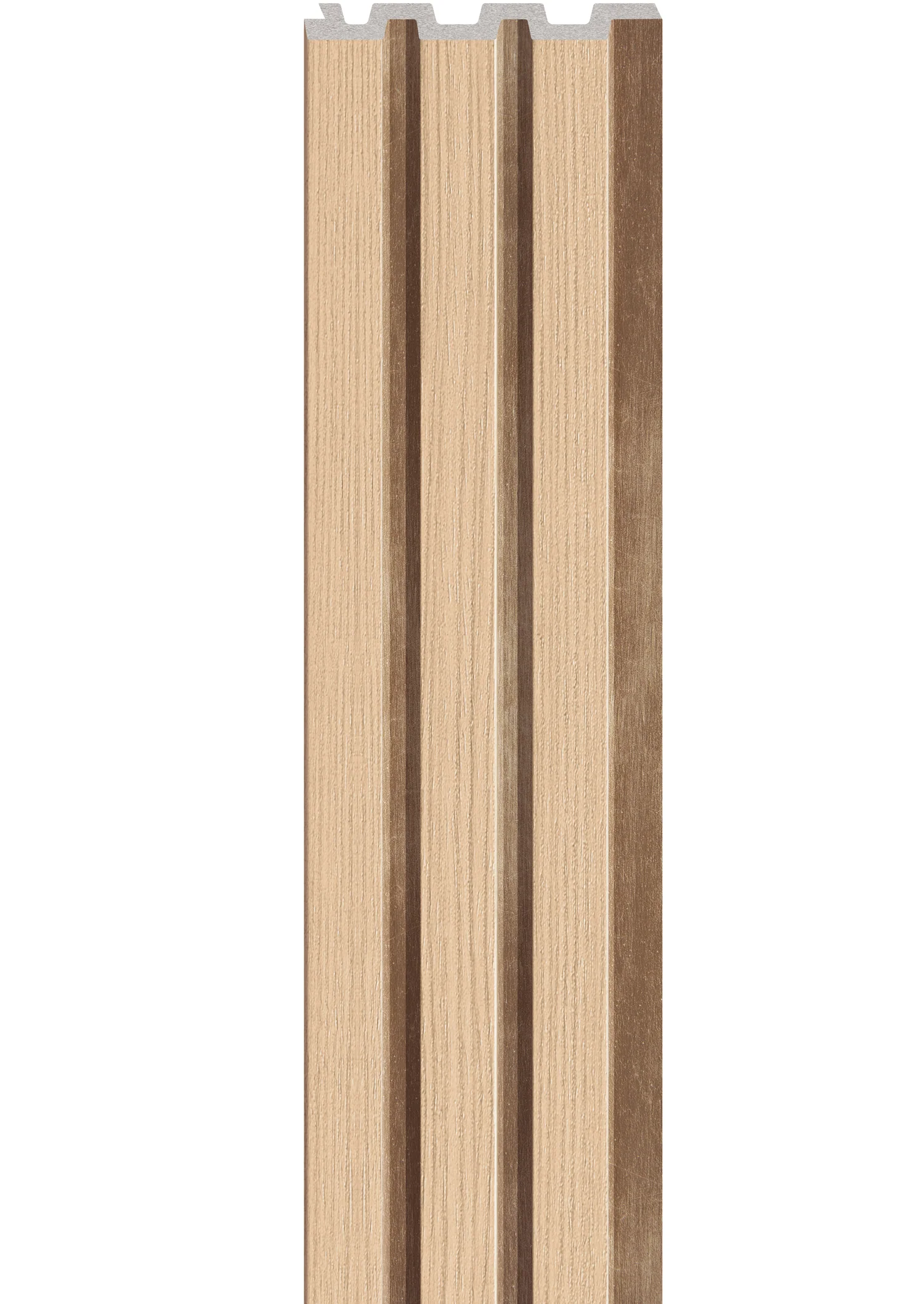 Panou decorativ 3D interior VOX Linerio, decor Natural - 5,17 mp/cutie (16 bucăți), 2650×122×12 mm, Polistiren Extrudat XPS [2]
