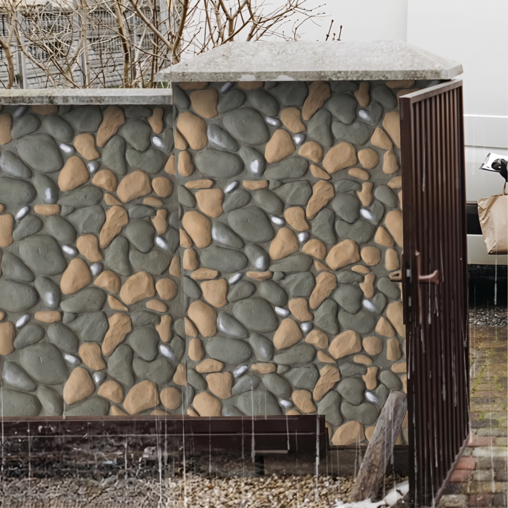 Panou Decorativ 3D Naimeed D7581 - Efect Piatră Naturală - 1200×600×57mm - Multicolor [1]