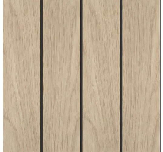 Panou decorativ de perete Deluxe din polistiren, 2950 x 315 x 7 mm, decor Frasin [2]