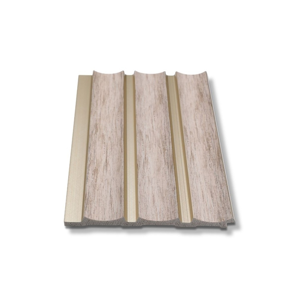 Panou decorativ, lamelar, polimer rigid, D7622, 270x16x1.2cm, Bej [2]