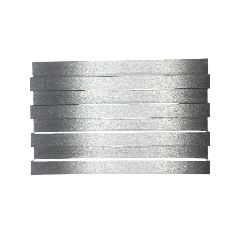 Panou decorativ lamelar WPC, montaj rapid, rezistenta ridicata, D7529, 260x16.8x2.3cm, argintiu sidefat [3]