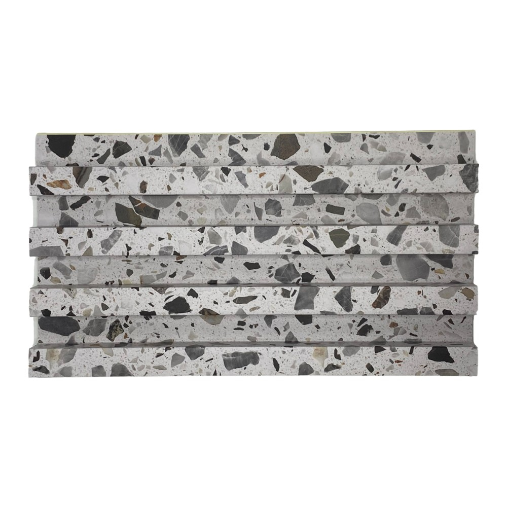 Panou decorativ lamelar WPC, montaj rapid, rezistenta ridicata, D7532, 260x16.8x2.3cm, alb [3]