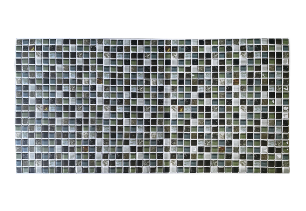 Panou decorativ PVC 3D pentru perete, 980 x 480 x 3 mm, decor Mozaic Iceland [2]