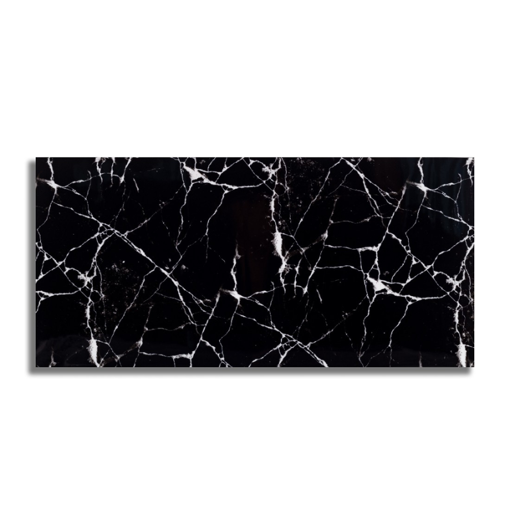 Panou decorativ spumă densă PVC D3492, Negru, 600 mm x 300 mm x 2.5mm, 6 buc./pachet [2]