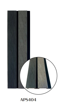 Panou riflaj decorativ lemn decor Gri, 2800×120×12 mm [2]