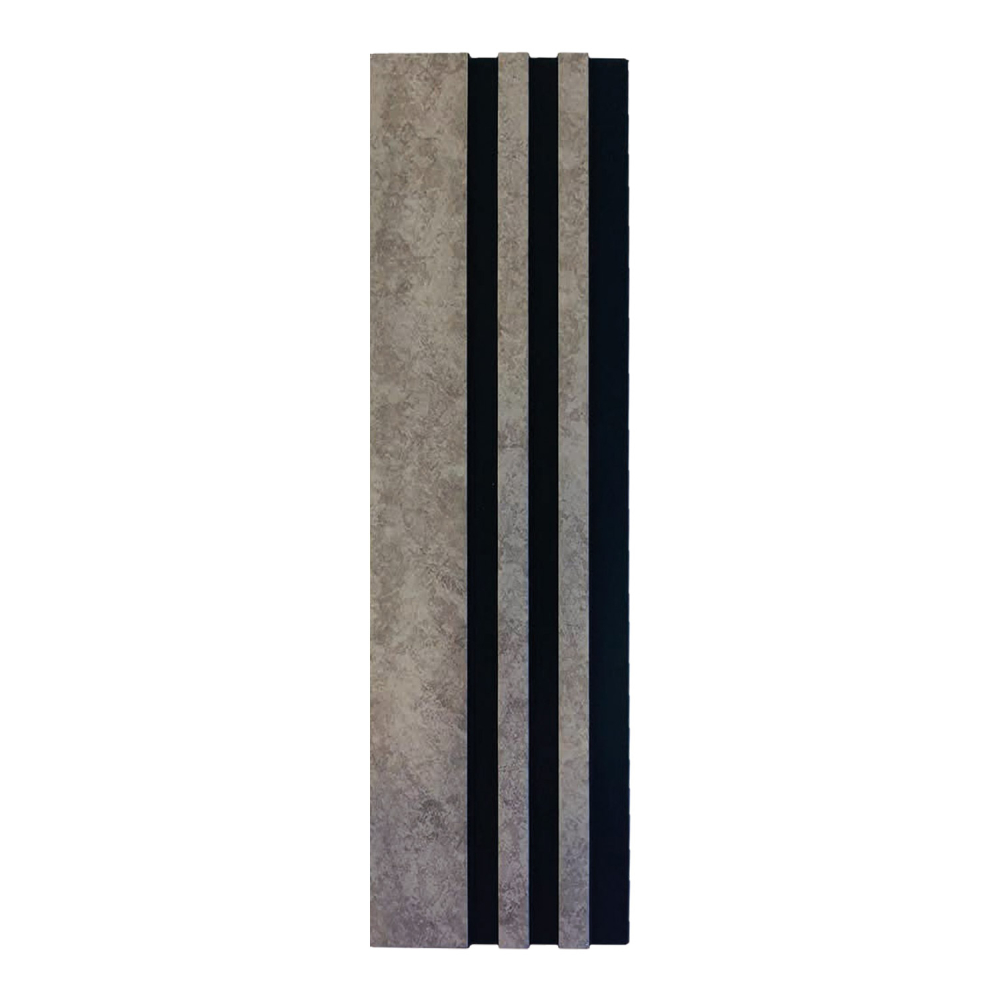 Panou riflaj decorativ lemn decor gri marmorat, 2800×130×12 mm [4]