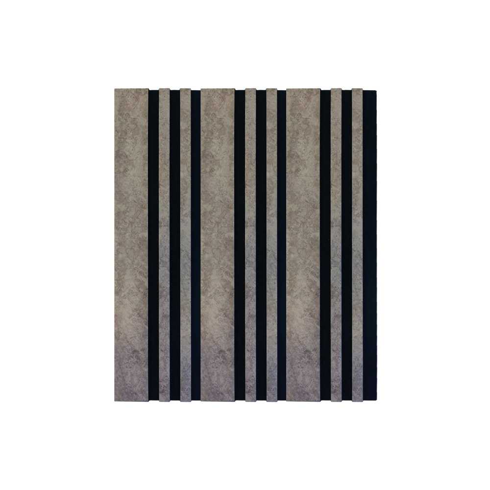 Panou riflaj decorativ lemn decor gri marmorat, 2800×130×12 mm [2]