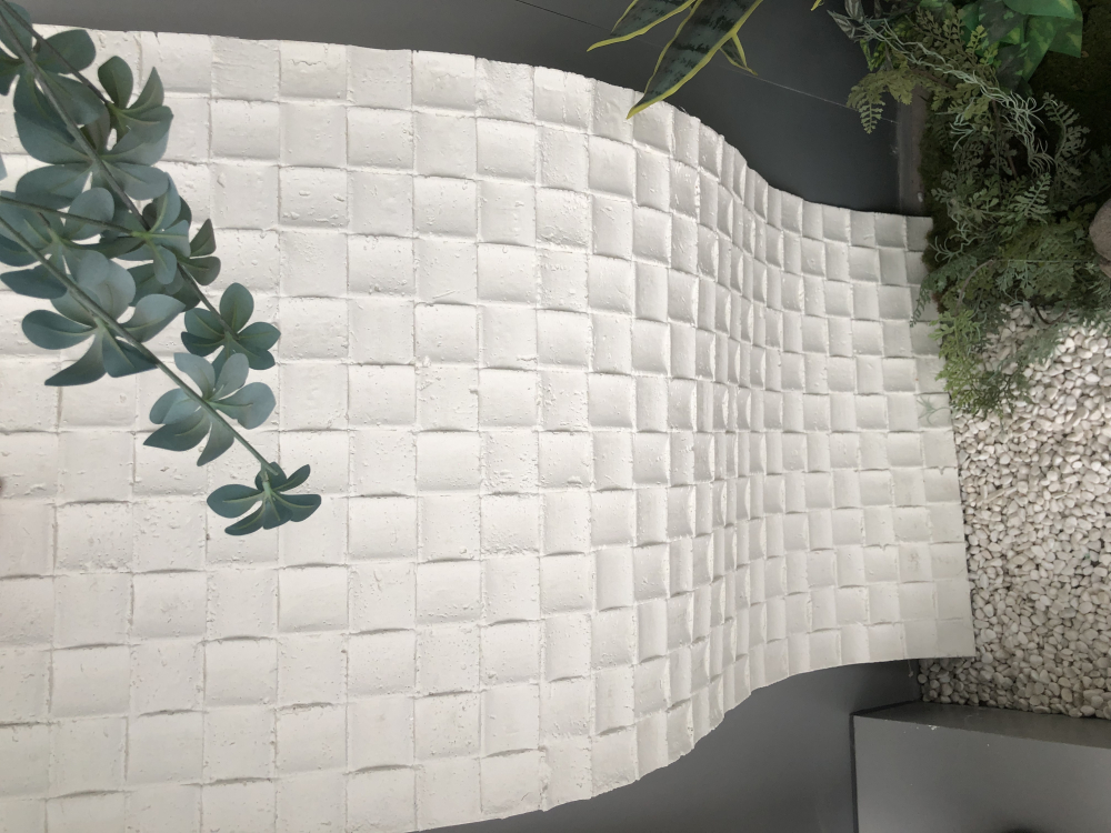 Panou piatră flexibilă Mosaic, 1200 x 600 mm, Ivoriu [7]