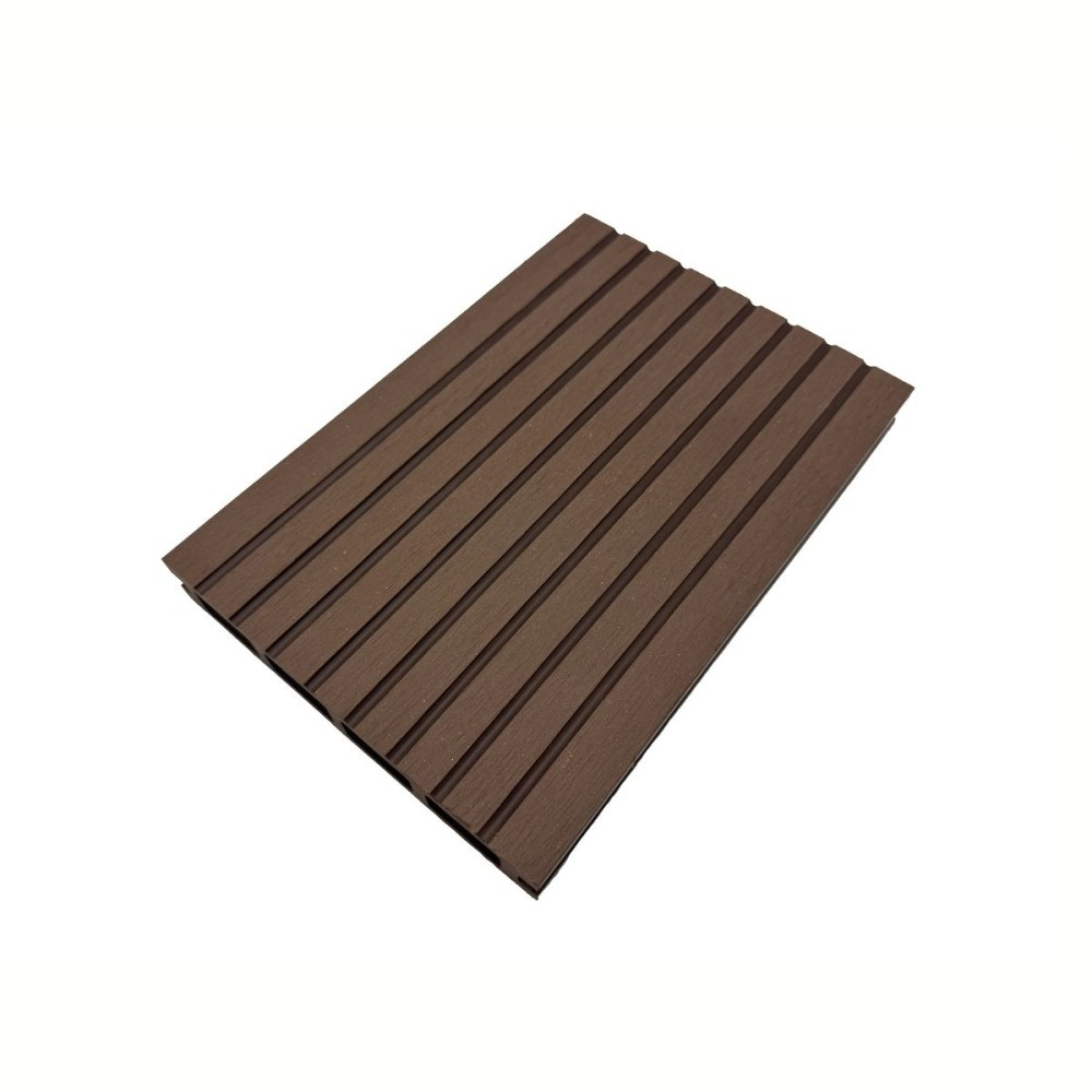 Pardoseala WPC Terasa D7484, antiderapanta, rezistenta UV si inghet, clasa trafic 23, 2800x140x25 mm, Nuc natural [2]