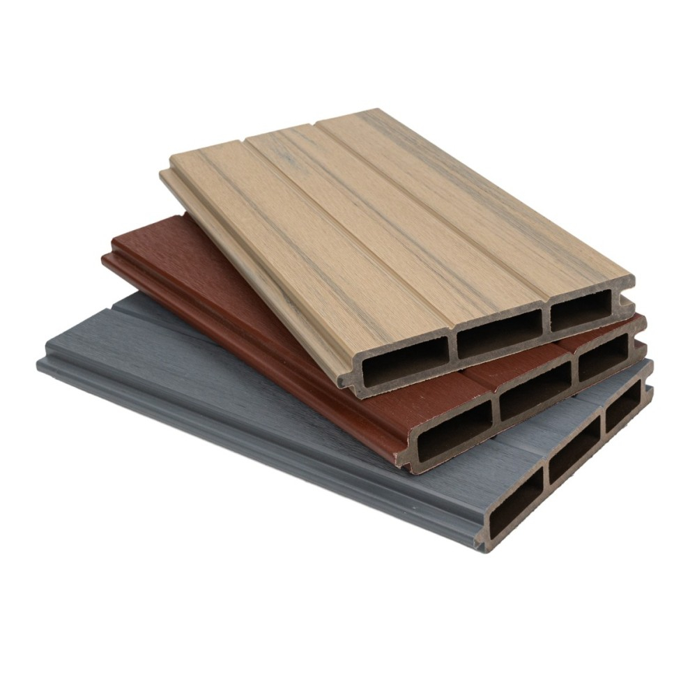 Profil gard WPC compozit lemn-plastic D6472, rezistent UV si inghet -40C/+60C, 1800x155x24 mm, Visiniu [5]