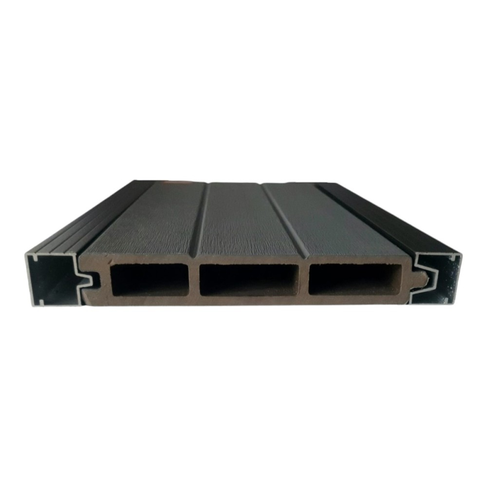 Profil gard WPC compozit lemn-plastic D6472, rezistent UV si inghet -40C/+60C, 1800x155x24 mm, Visiniu [9]