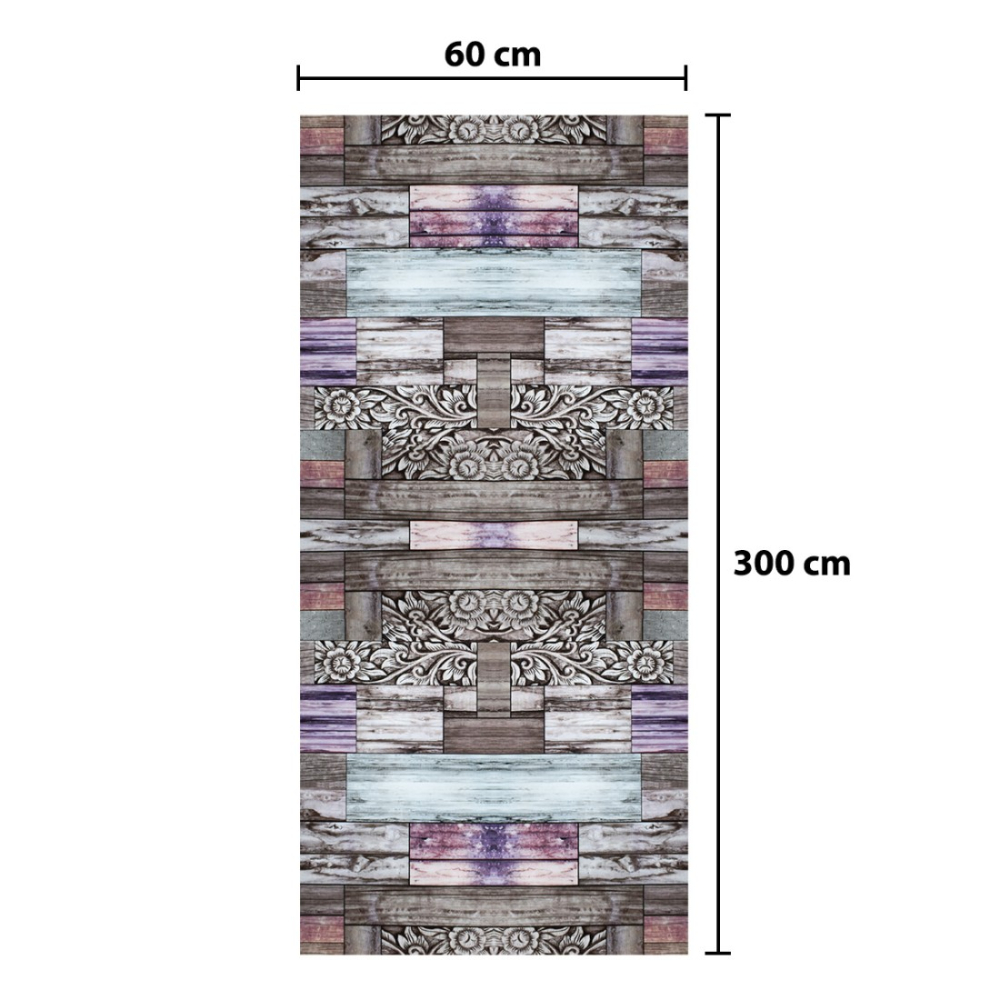 Rolă panou perete autoadeziv D5685 - Multicolor, 3000 mm x 600 mm x 2mm [3]
