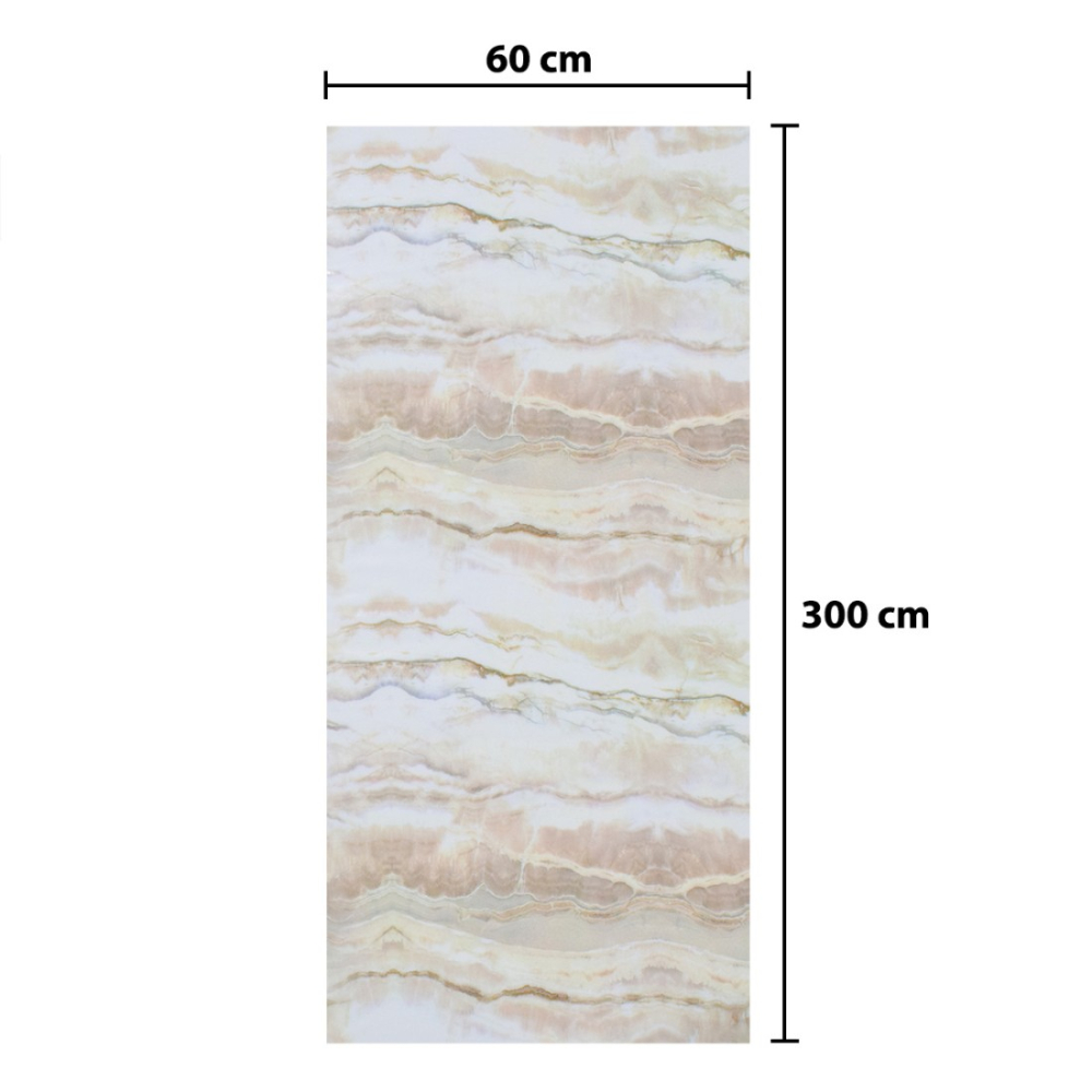 Rolă panou perete autoadeziv D5687 - Crem, 3000 mm x 600 mm x 2mm [3]