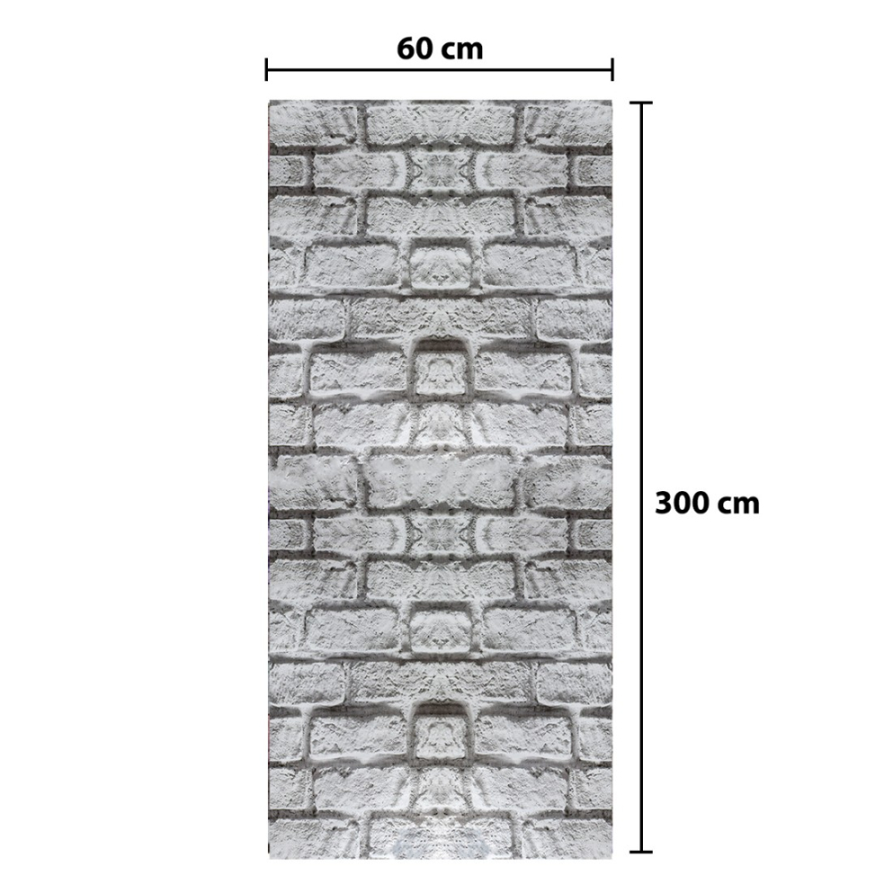 Rolă panou perete autoadeziv D5693 - Gri, 3000 mm x 600 mm x 2mm [3]
