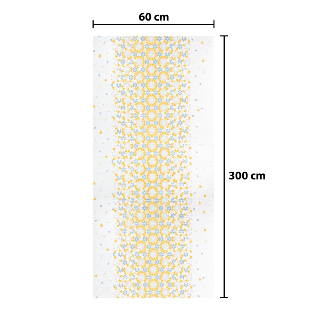 Rolă panou perete autoadeziv D5706 - Galben/Albastru, 3000 mm x 600 mm x 2mm [3]