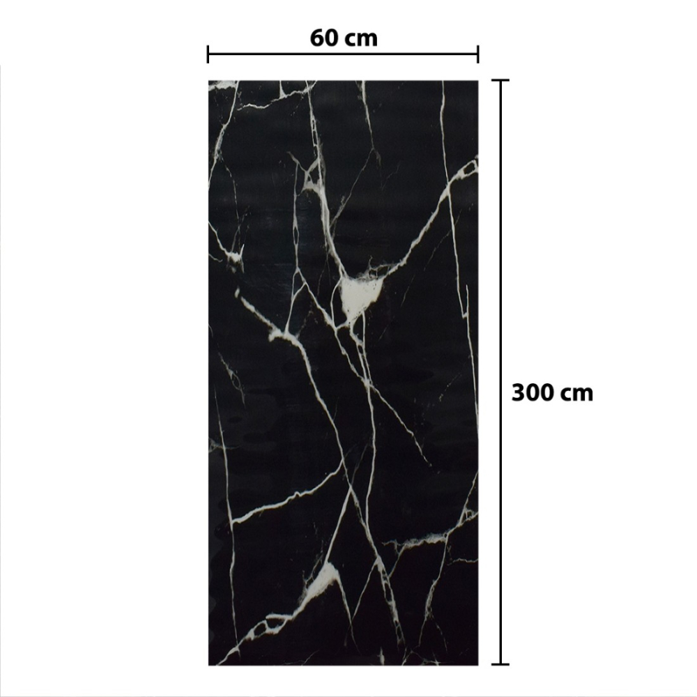 Rolă panou perete autoadeziv D5714 - Negru, 3000 mm x 600 mm x 2mm [3]