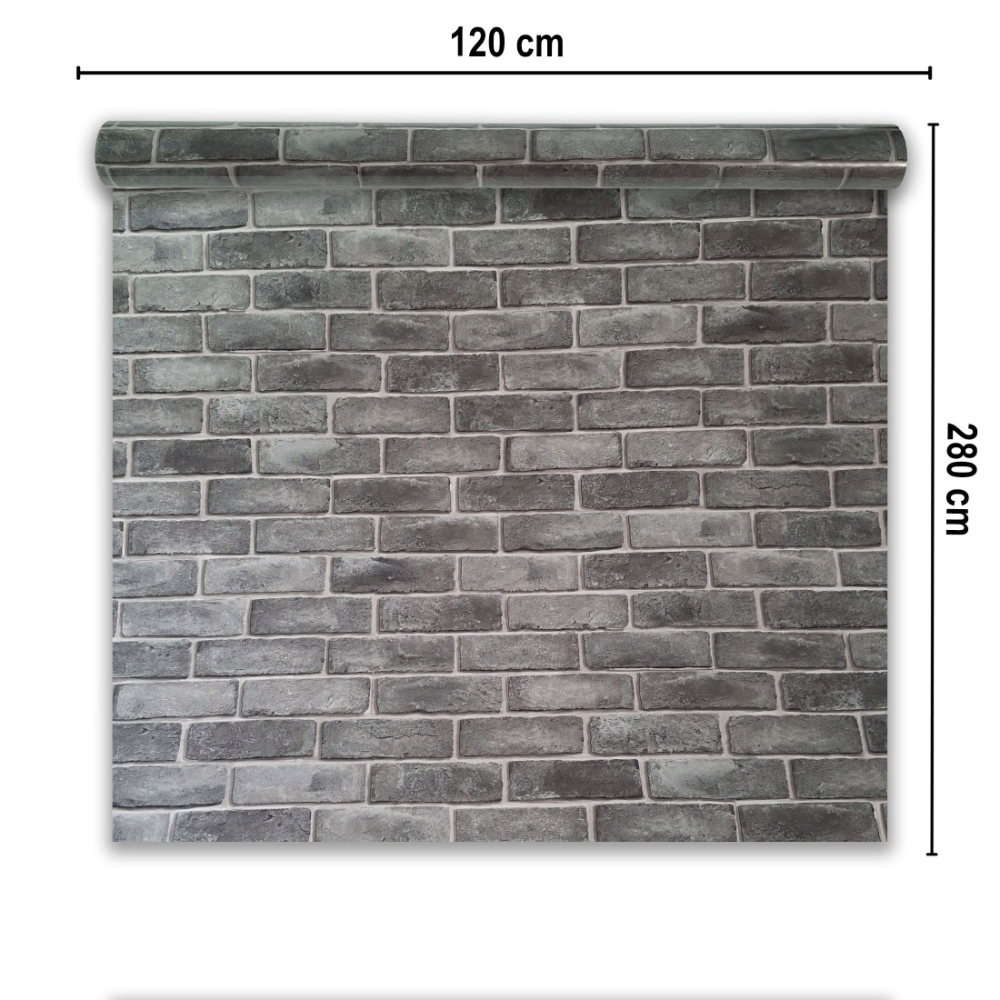 Rolă panou perete autoadeziv D7371 - Gri, 2800 mm x 1200 mm x 2.5mm [2]