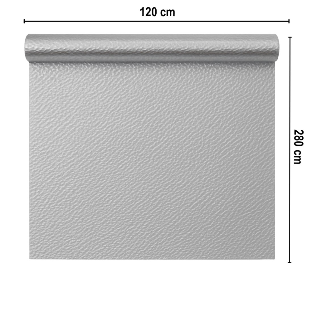 Rolă panou perete autoadeziv D7425 - Argintiu, 2800 mm x 1200 mm x 2.5mm [2]