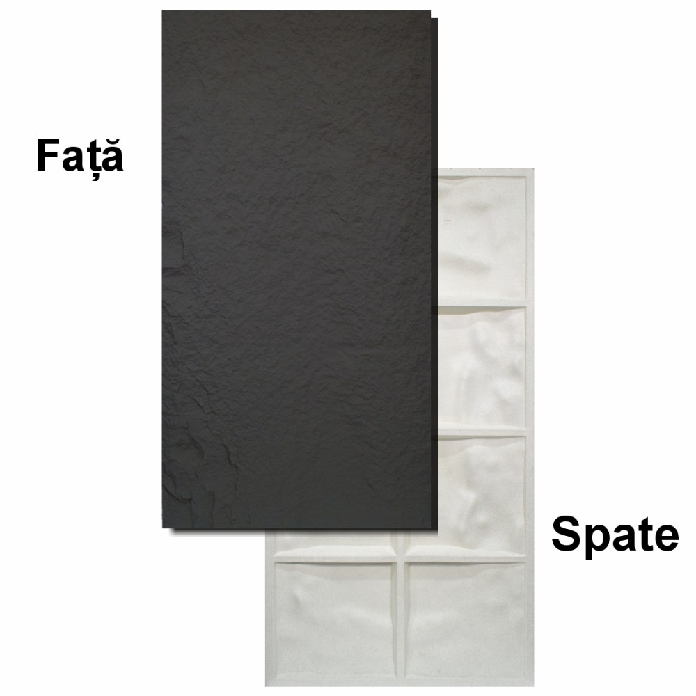 Set 4 × Panou Decorativ 3D Naimeed D5736 - Design Elegant - 1200×600×30mm - Negru [3]