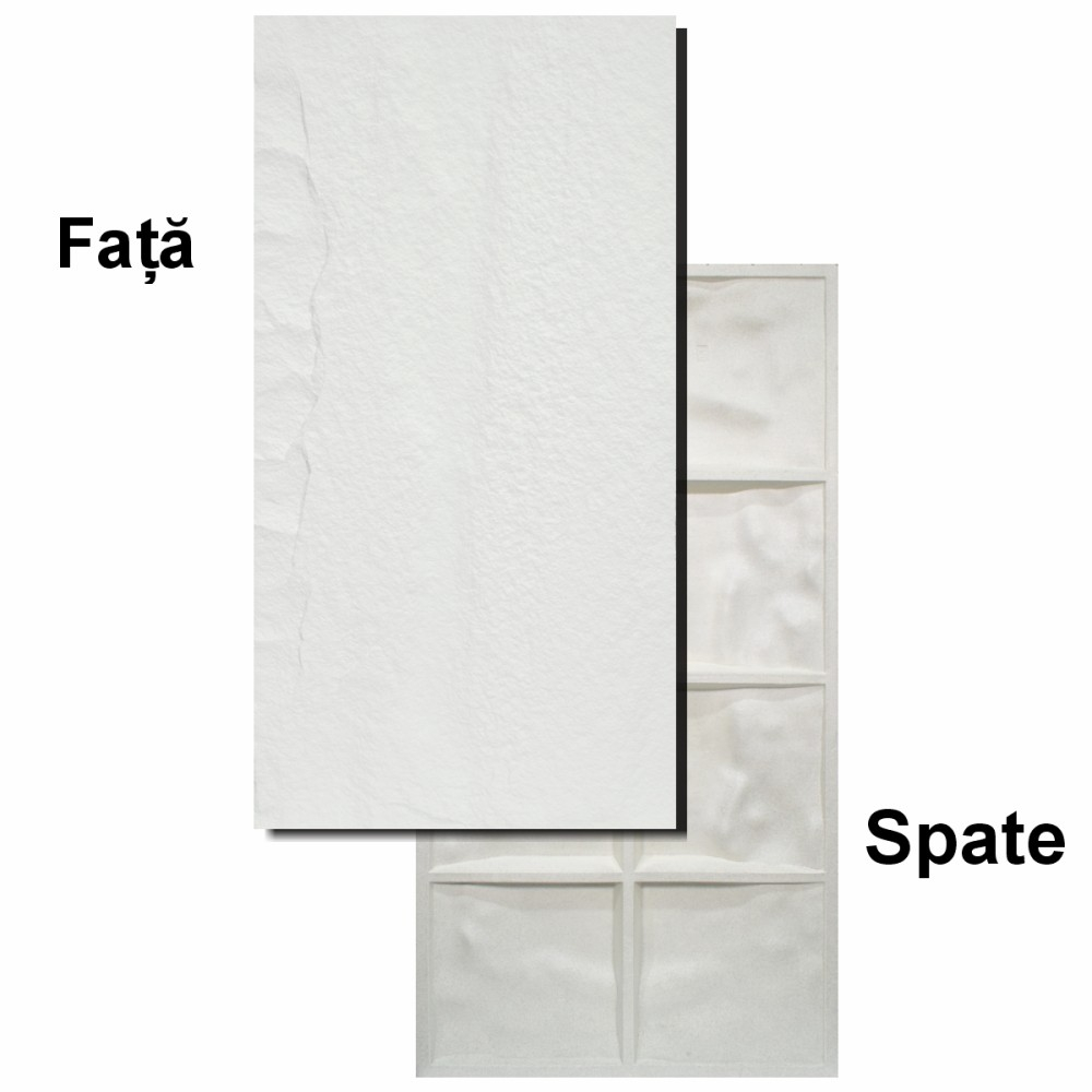 Set 4 × Panou Decorativ 3D Naimeed D5738 - Design Elegant - 1200×600×30mm - Alb [3]