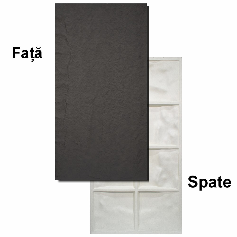 Set 4 × Panou Decorativ 3D Naimeed D5741 - Design Elegant - 1200×600×30mm - Negru [3]