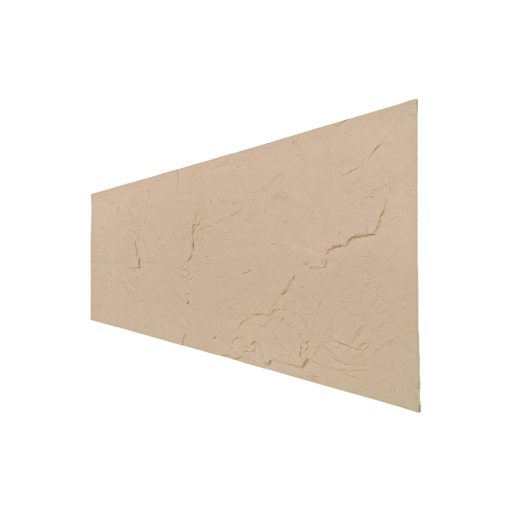 Set 10 panouri decorative flexibile din praf de piatra D7317, ignifuge, strat ceramic UV, 1200x600x2 mm, Alb [3]