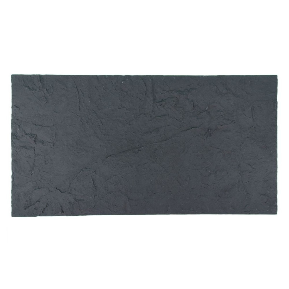 Set 10 panouri decorative flexibile din praf de piatra D7320, ignifuge, strat ceramic UV, 1200x600x2 mm, Gri inchis [2]