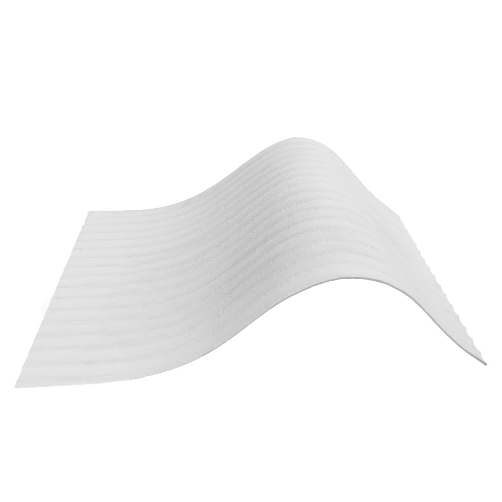 Set 10 panouri decorative flexibile din praf de piatra D7359, ignifuge, strat ceramic UV, 1200x600x2 mm, Alb [4]