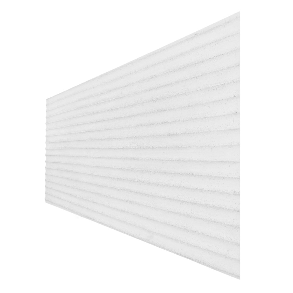 Set 10 panouri decorative flexibile din praf de piatra D7359, ignifuge, strat ceramic UV, 1200x600x2 mm, Alb [3]