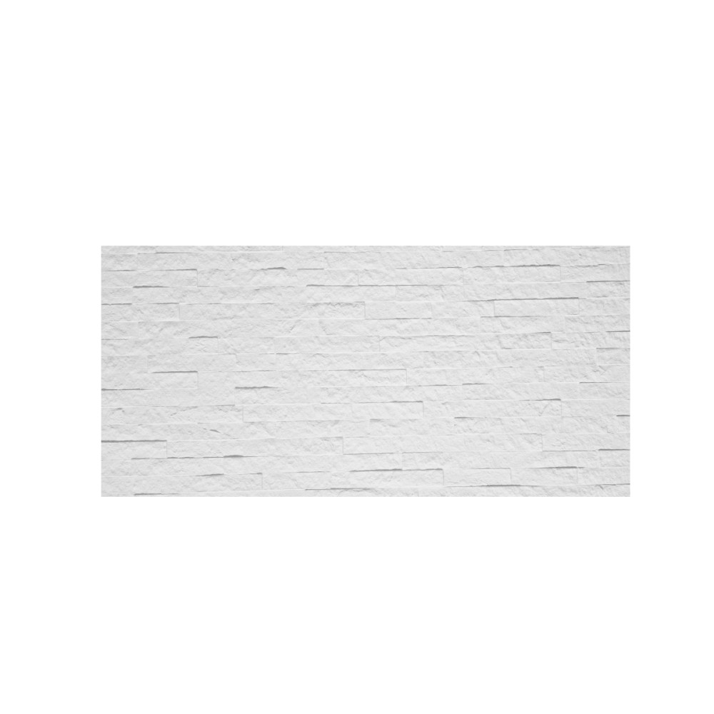 Set 12 panouri decorative flexibile din praf de piatra D7350, ignifuge, strat ceramic UV, 1200x600x2 mm, Alb [2]